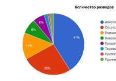 Reasons for divorce in Russia: statistics